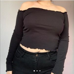 FOREVER 21 OFF THE SHOULDER TOP